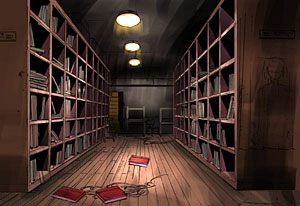 風華学園図書館地下倉庫